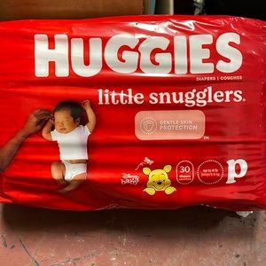New Unopened Huggies Little Snugglers Diapers, Preemie